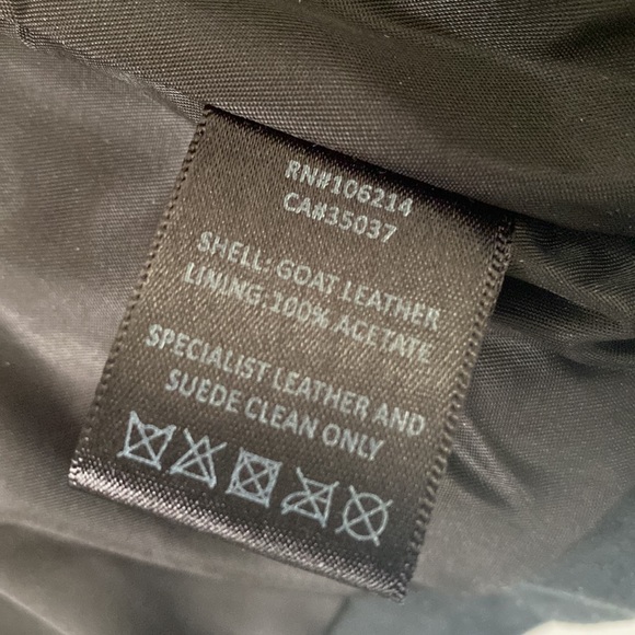 Joe jeans leather jacket black and white size small - Picture 6 of 7